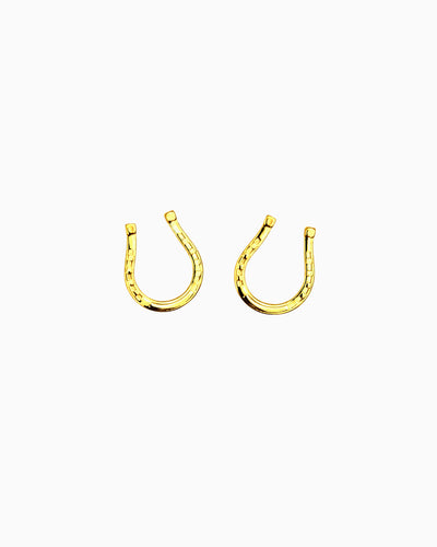 HORSESHOE STUD EARRINGS