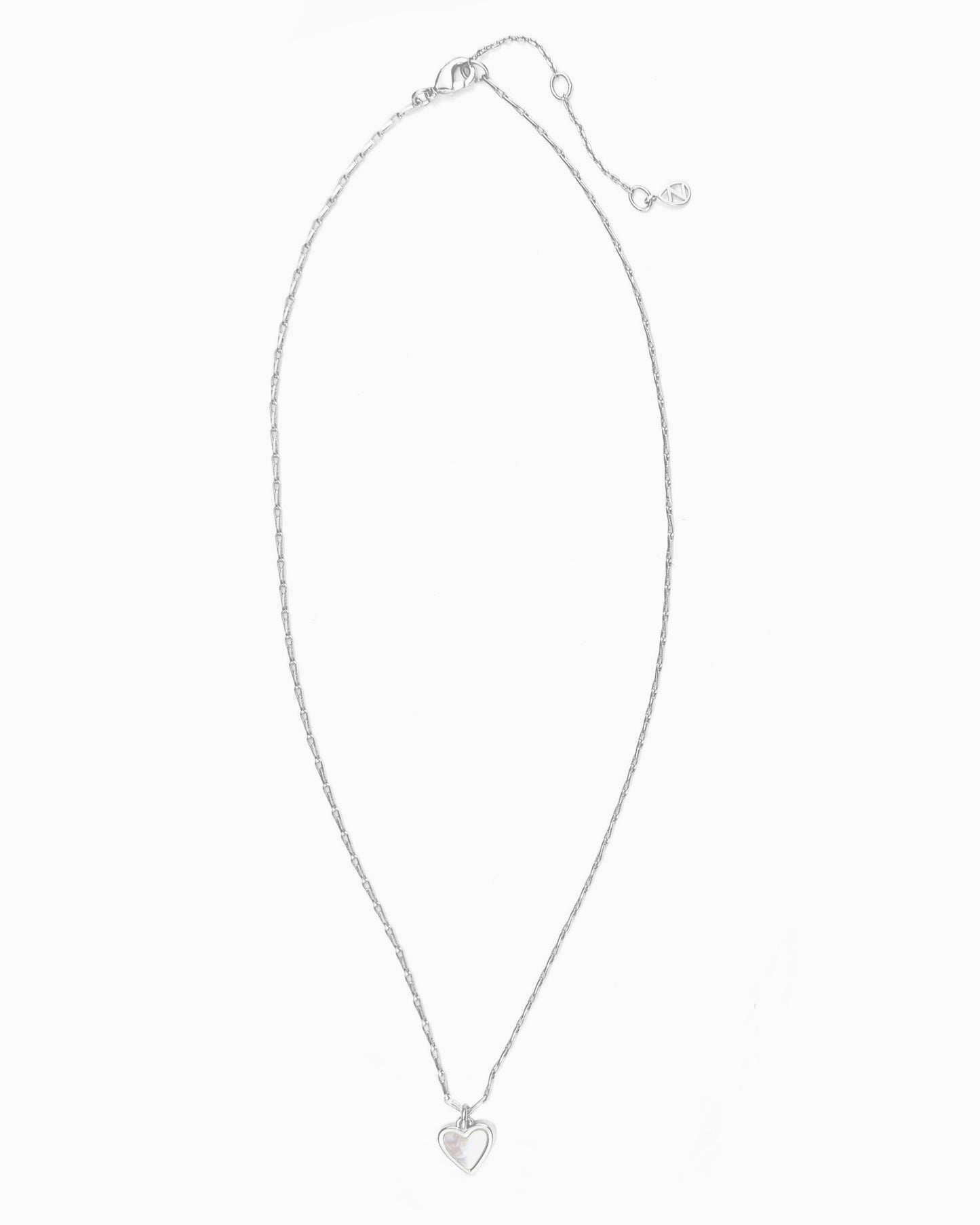MOP INLAY HEART NECKLACE
