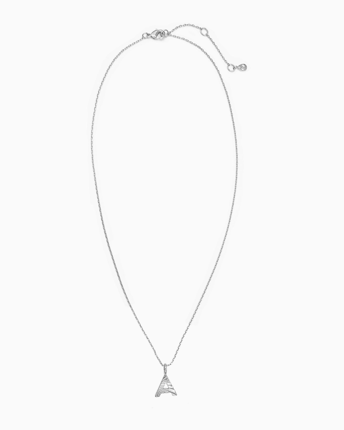 BUNBURST INITIAL PENDANT NECKLACE