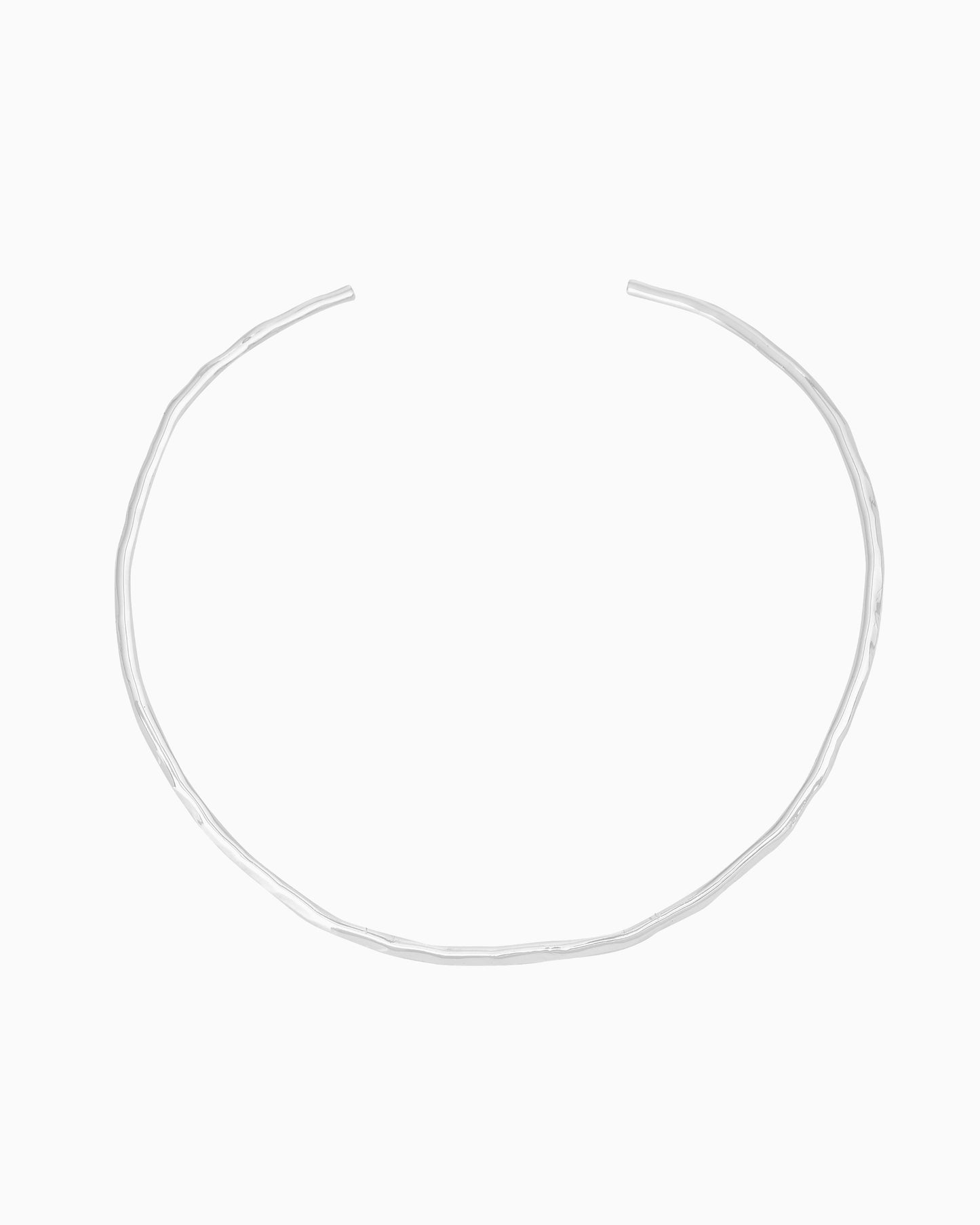 HAMMERED WIRE COLLAR NECKLACE
