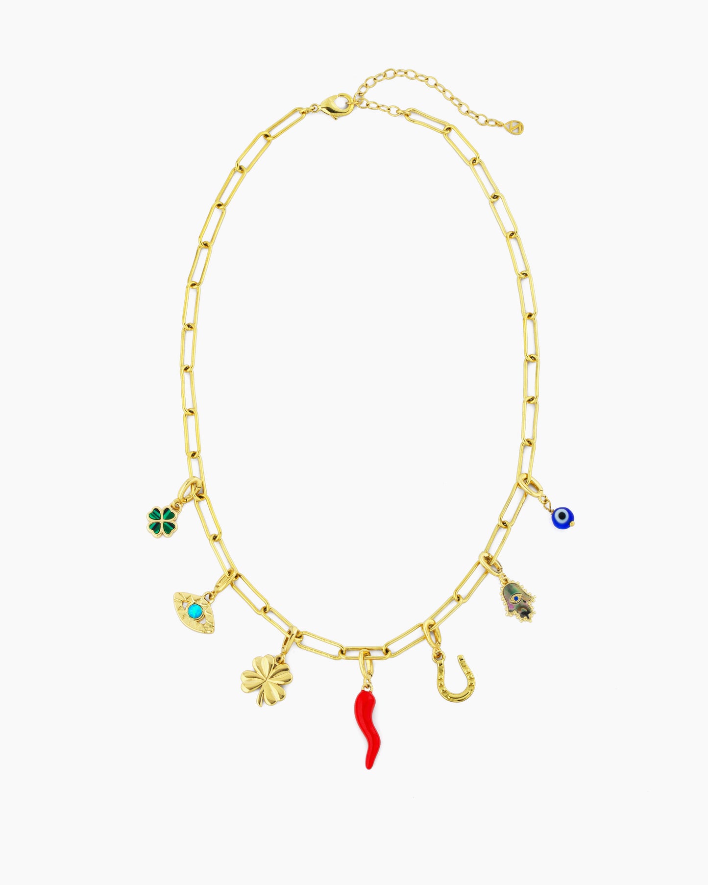 GOOD LUCK CLIP-ON CHARM NECKLACE