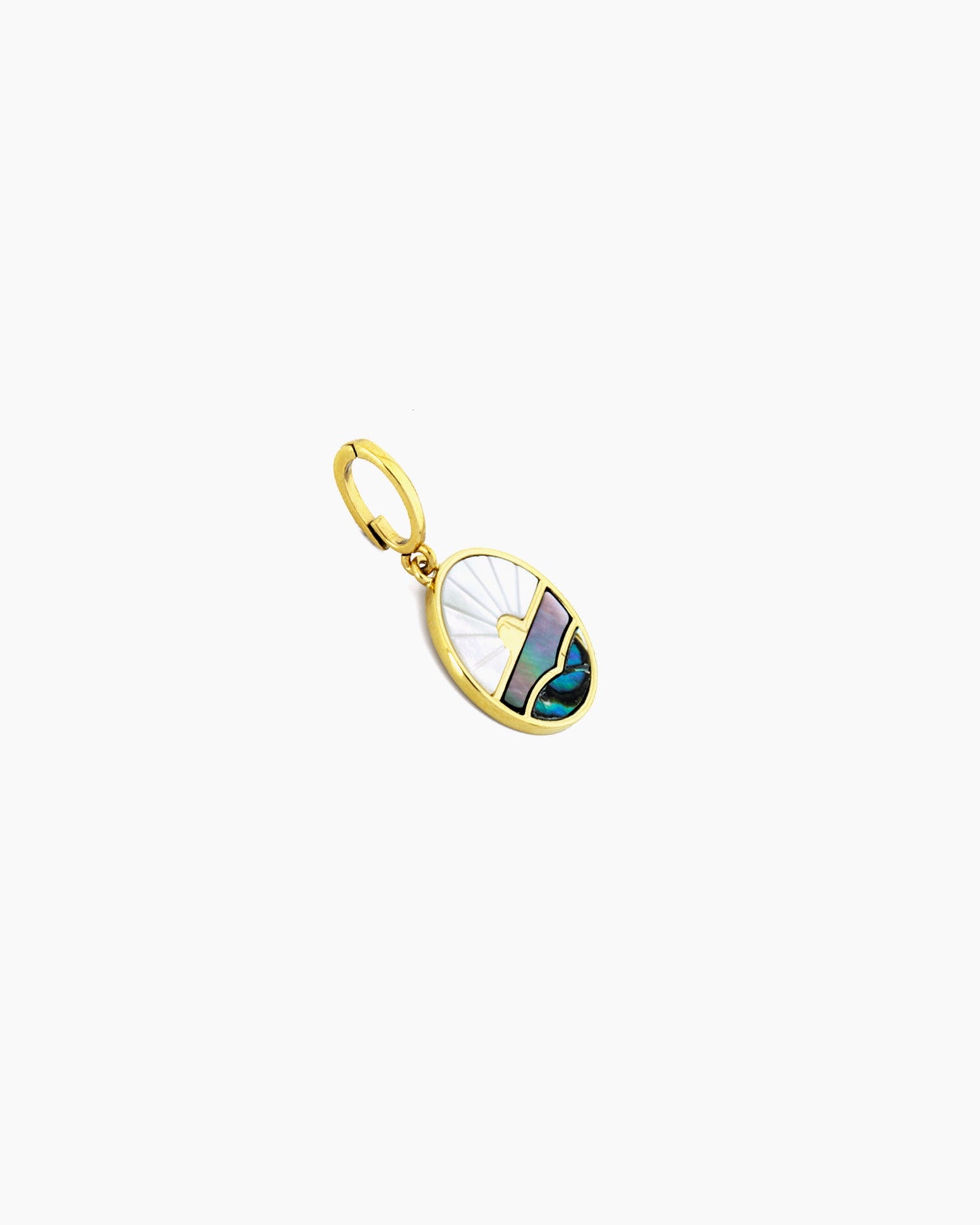 MOP SUNRISE INLAY CLIP-ON CHARM