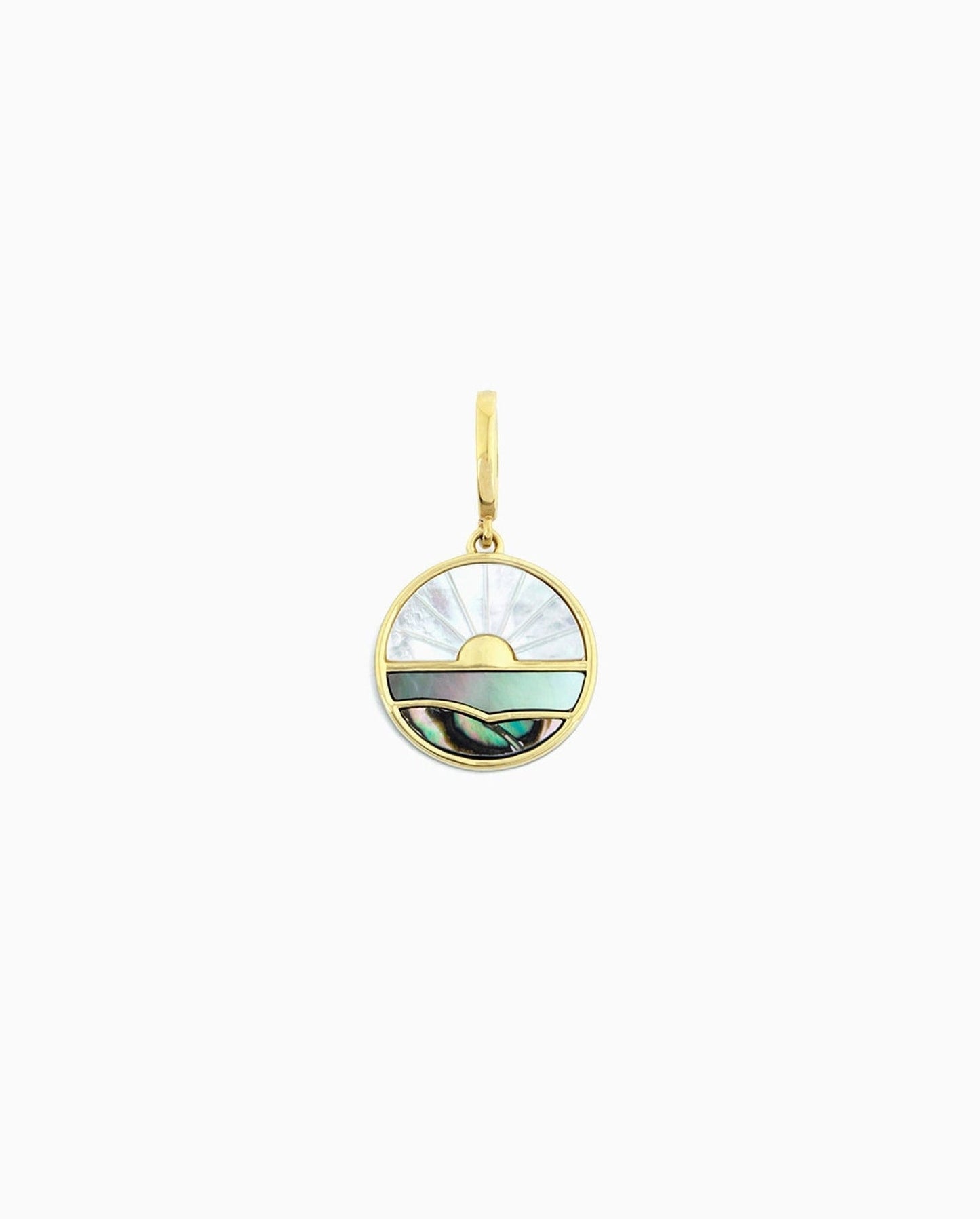 MOP SUNRISE INLAY CLIP-ON CHARM
