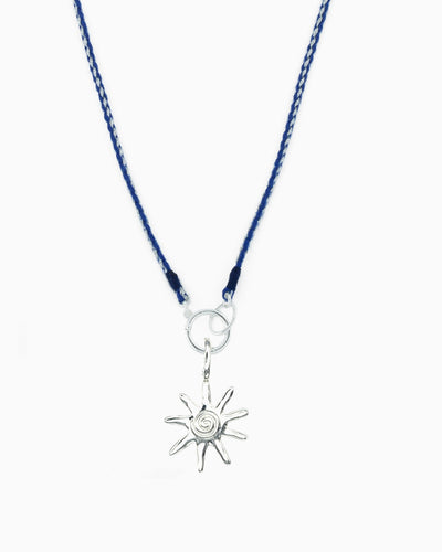 SUNRAY CORD CHARM HOLDER NECKLACE