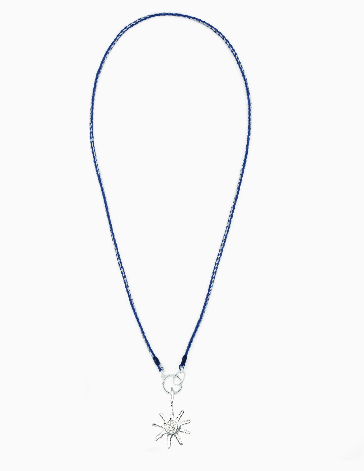 SUNRAY CORD CHARM HOLDER NECKLACE