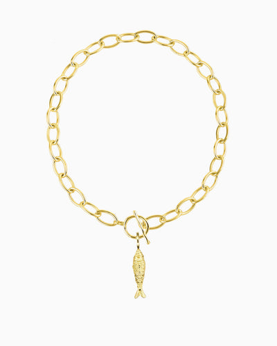 ABUNDANCE FISH TOGGLE NECKLACE