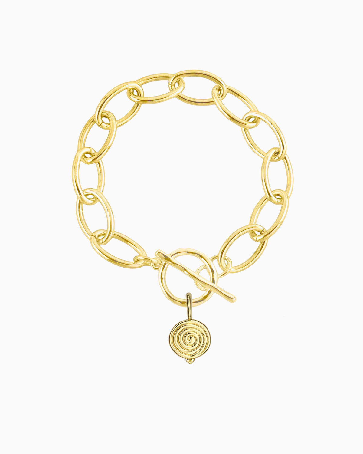 EVOLVING SPIRAL TOGGLE BRACELET