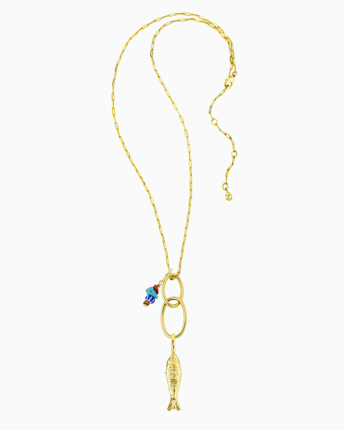 FREE SPIRIT FISH CHARM NECKLACE