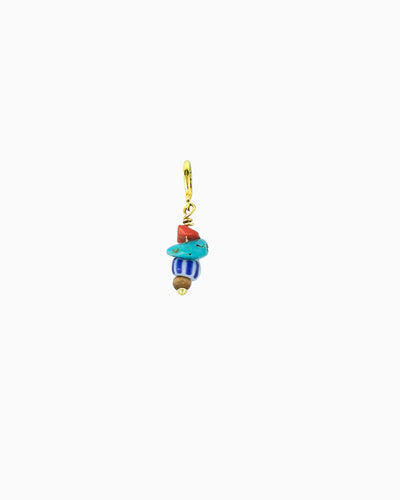 FREE SPIRIT BEADED CLIP-ON CHARM