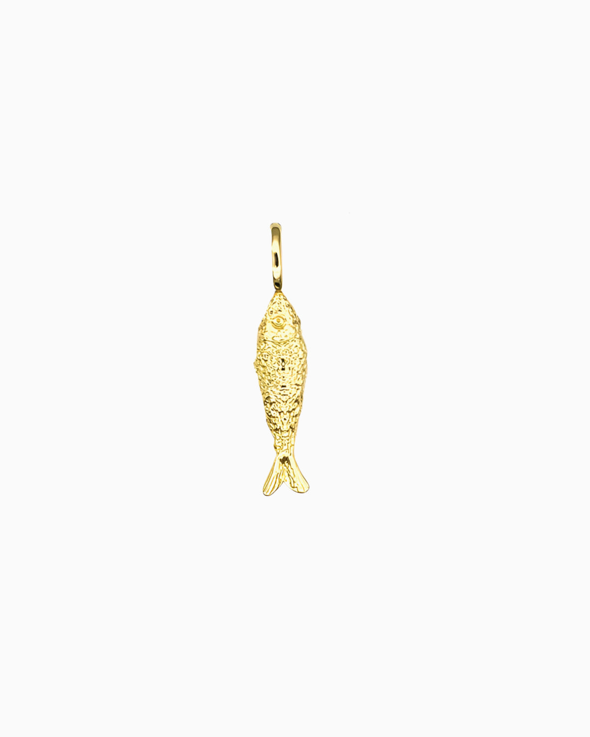 TEXTURED FISH CLIP-ON CHARM