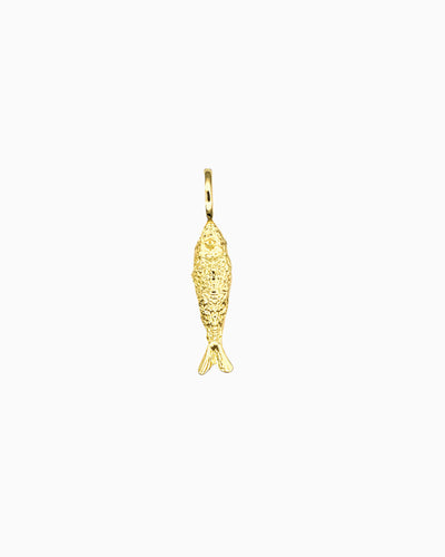 TEXTURED FISH CLIP-ON CHARM