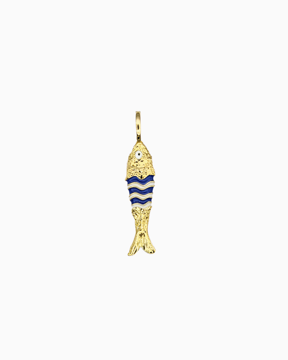 BLUE CURRENT FISH CLIP-ON CHARM