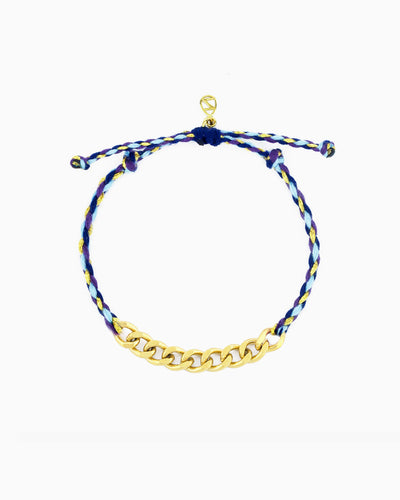 Hand-braided adjustable cord bracelet featuring carefully selected colors, designed for layering or styling with ZoHaYo Clip-On Charms.
