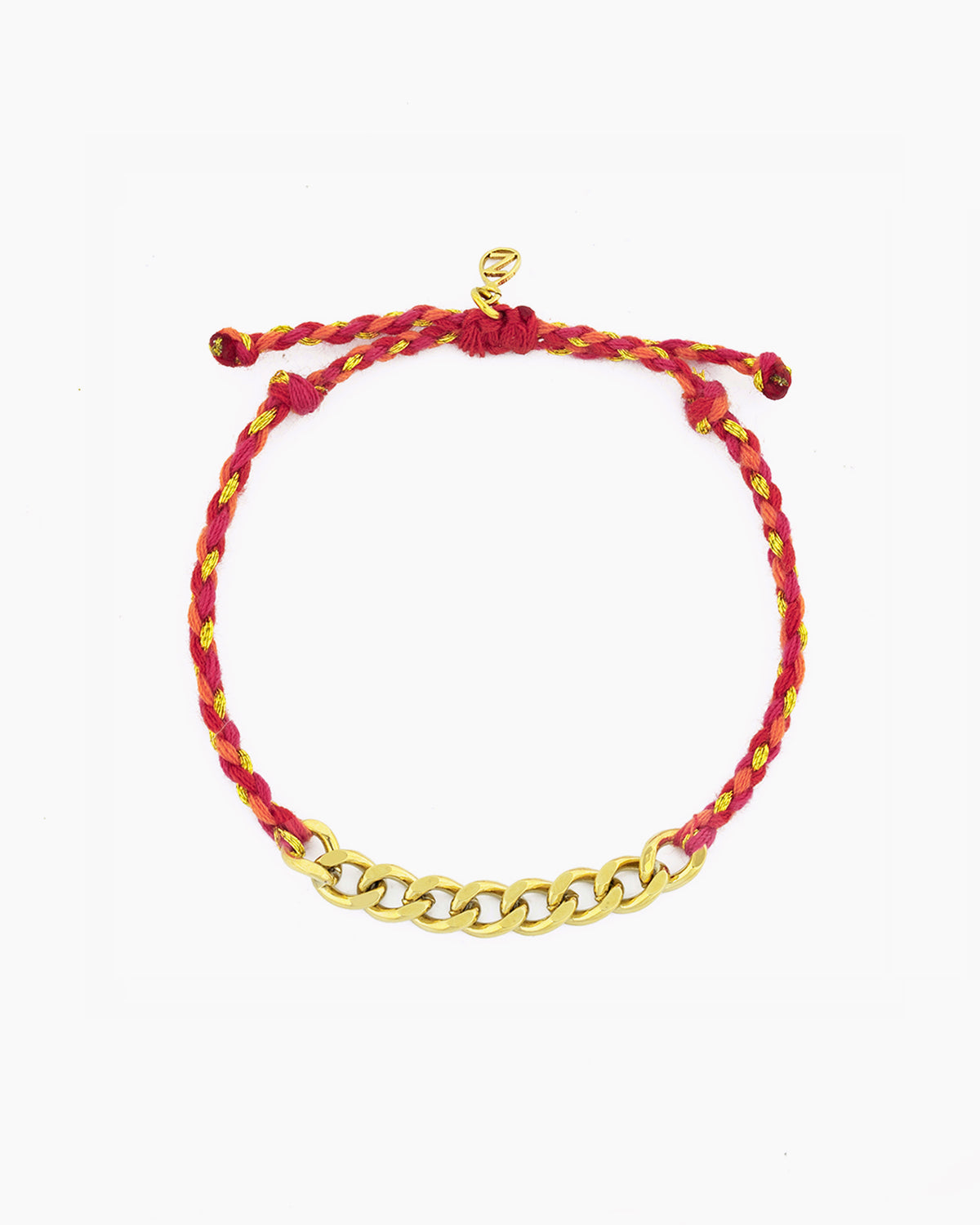 Hand-braided adjustable cord bracelet featuring carefully selected colors, designed for layering or styling with ZoHaYo Clip-On Charms.