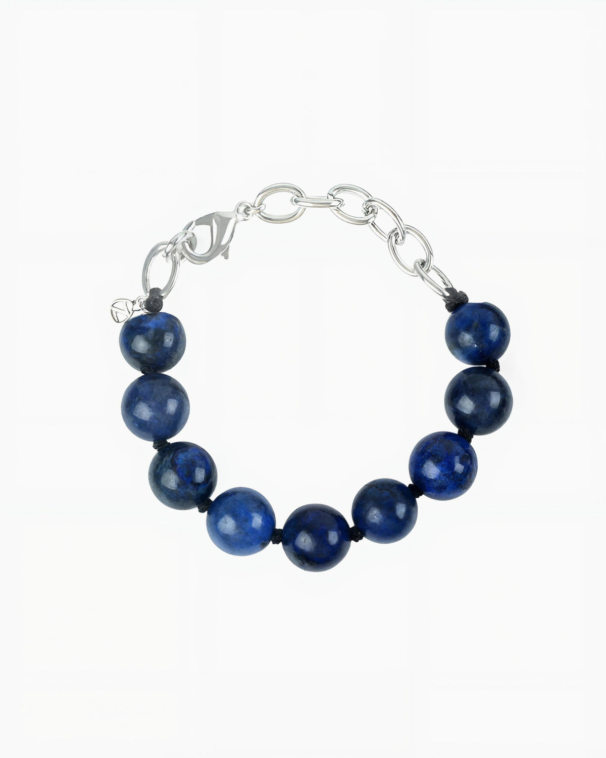 GEMSTONE BEAD BRACELET-Lapis Lazuli