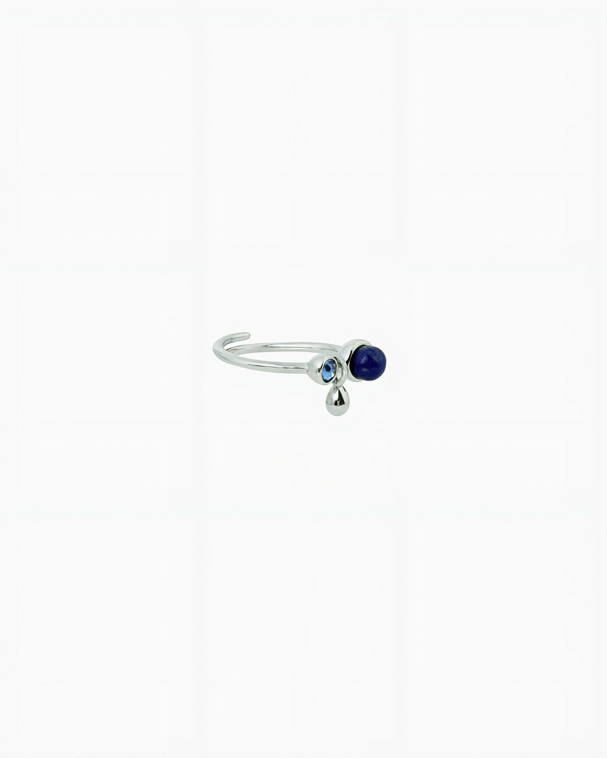 GEMSTONE CHARM RING-Lapis Lazuli