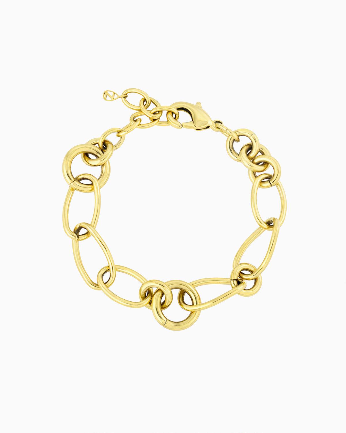 MIXED LINK CHAIN BRACELET-Gold