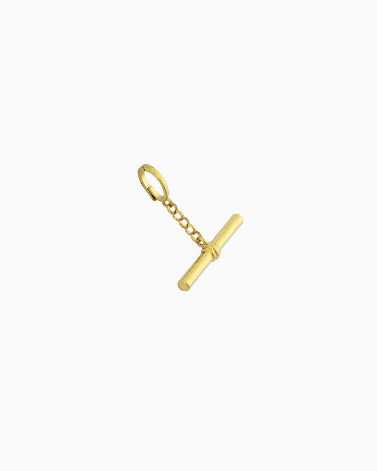 T BAR CLIP-ON CHARM-Gold