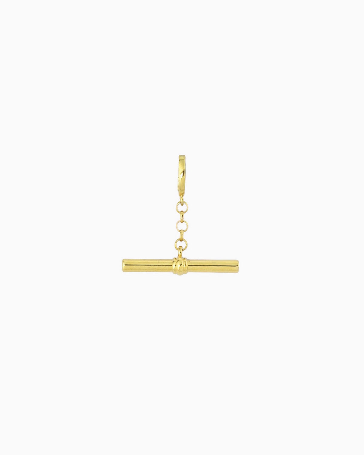 T BAR CLIP-ON CHARM-Gold