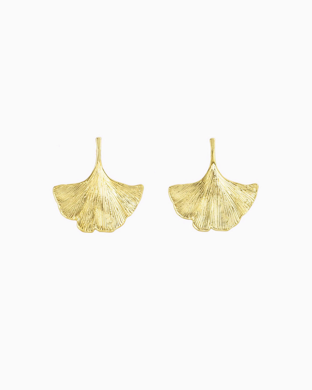 GINKGO EARRINGS-Gold