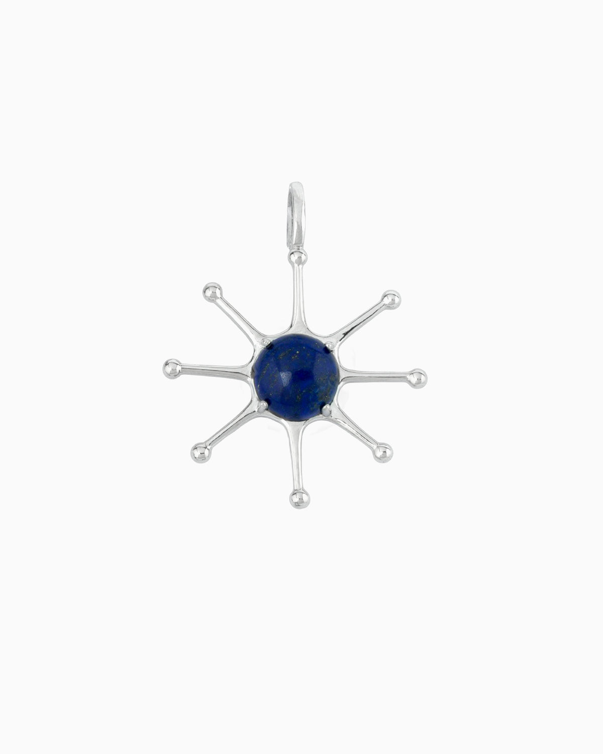 GEMSTONE SUN CLIP-ON CHARM-Lapis Lazuli