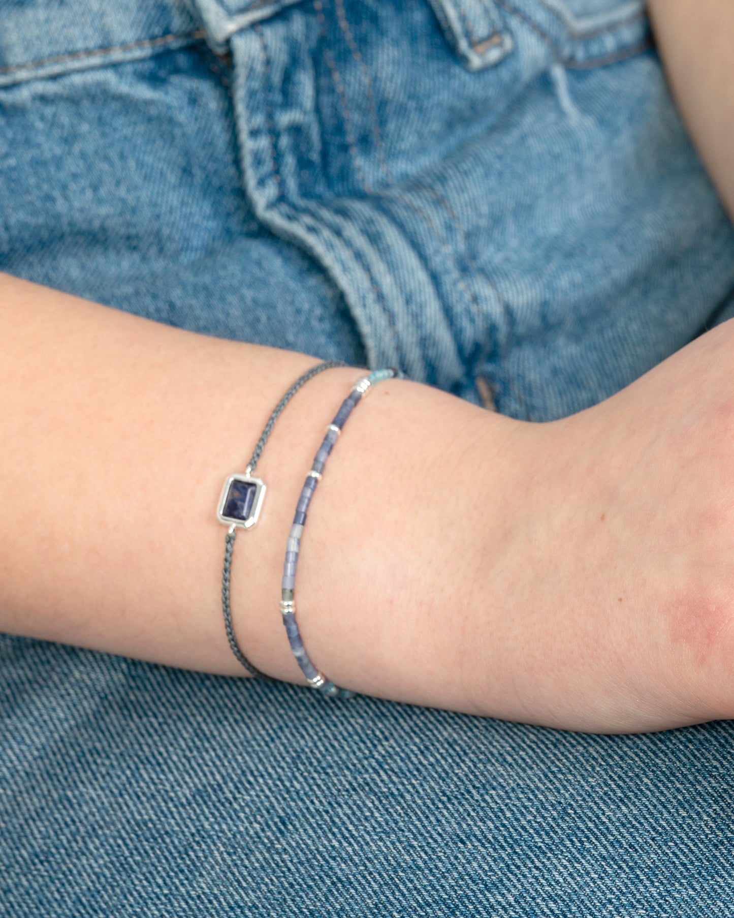 AZURE WAVES GEMSTONE BRACELET