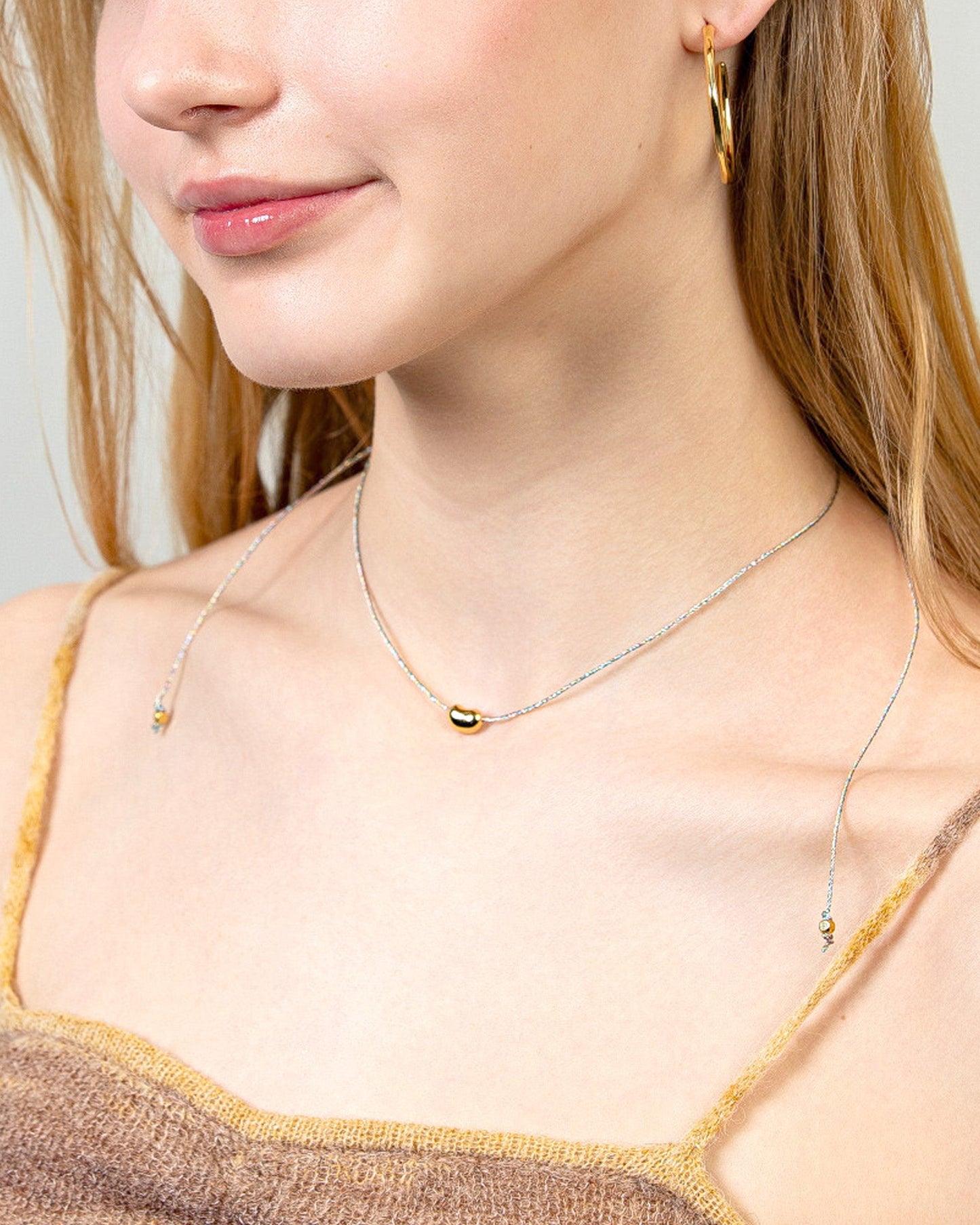 BEAN AURA CORD NECKLACE