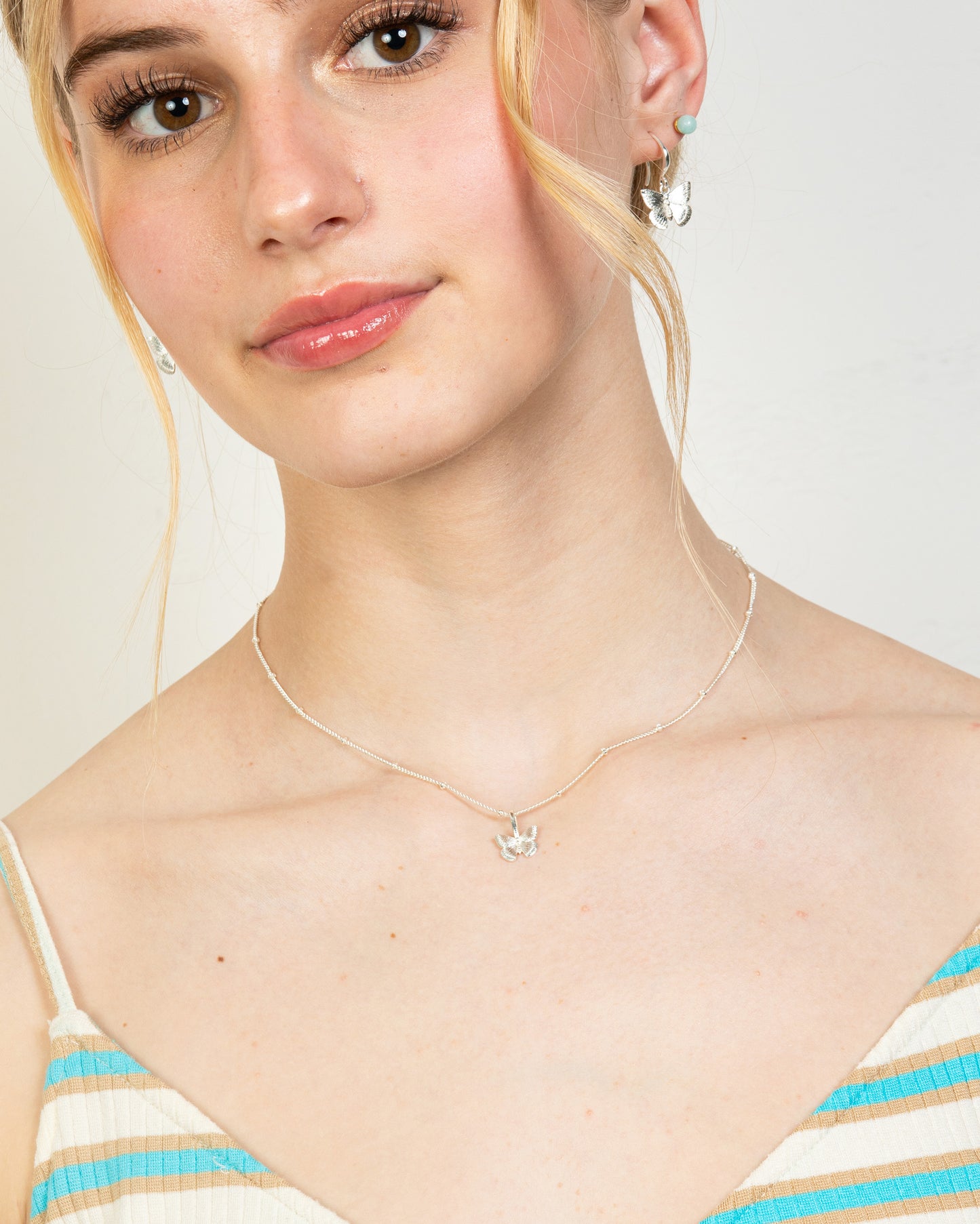 BUTTERFLY DROP EARRINGS