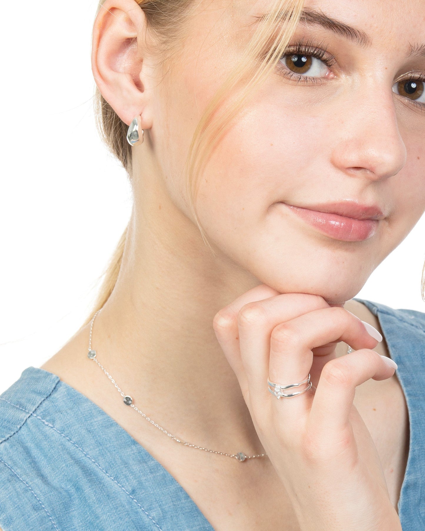 MINI MOLTEN EARRINGS