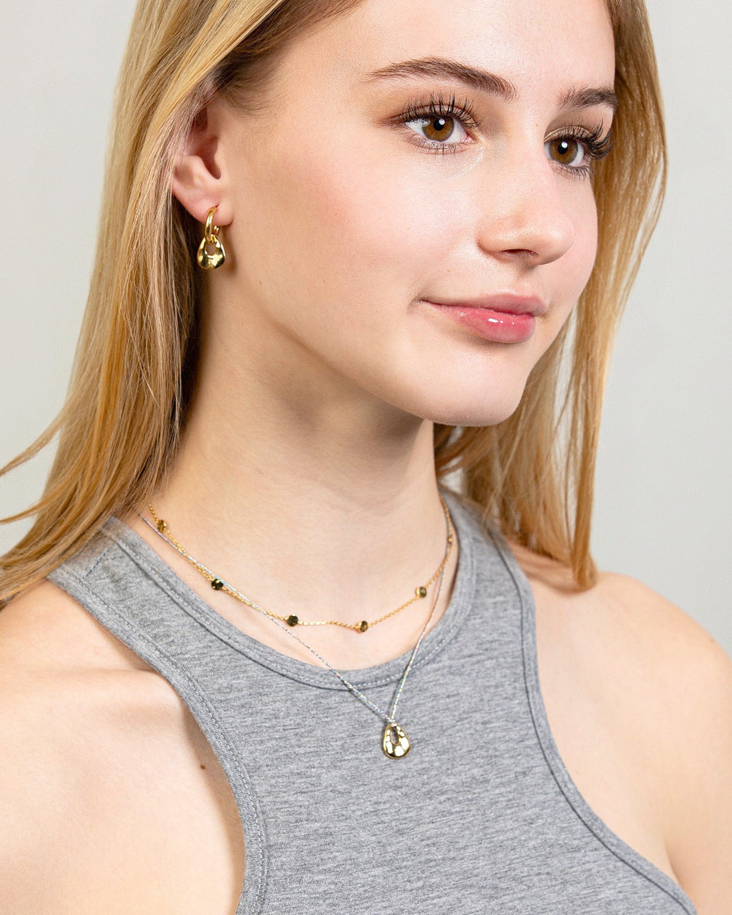 MOLTEN AURA DROP NECKLACE