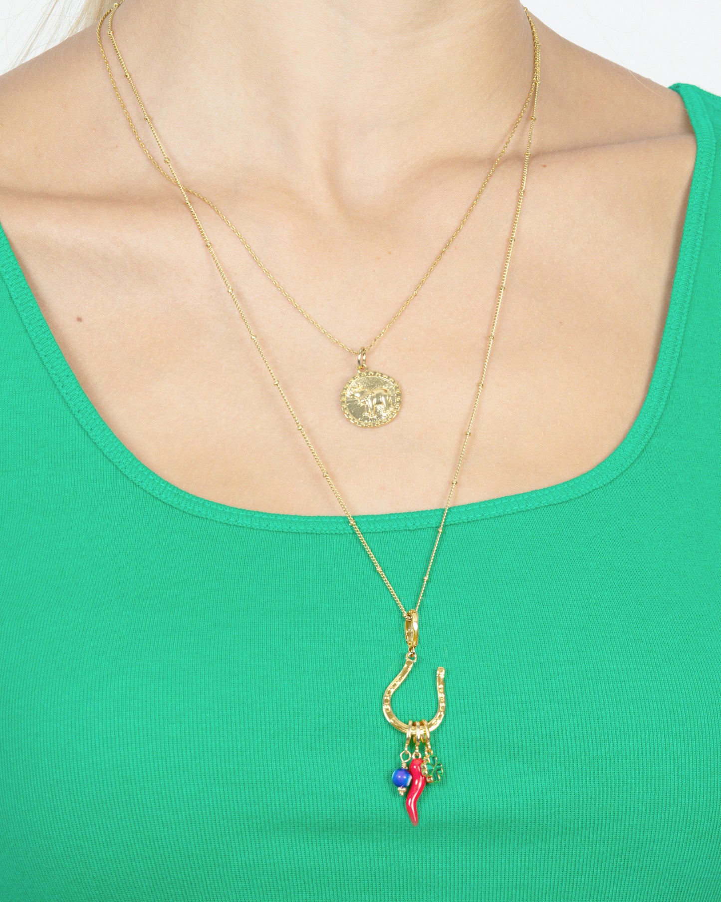 ELEPHANT COIN NECKLACE