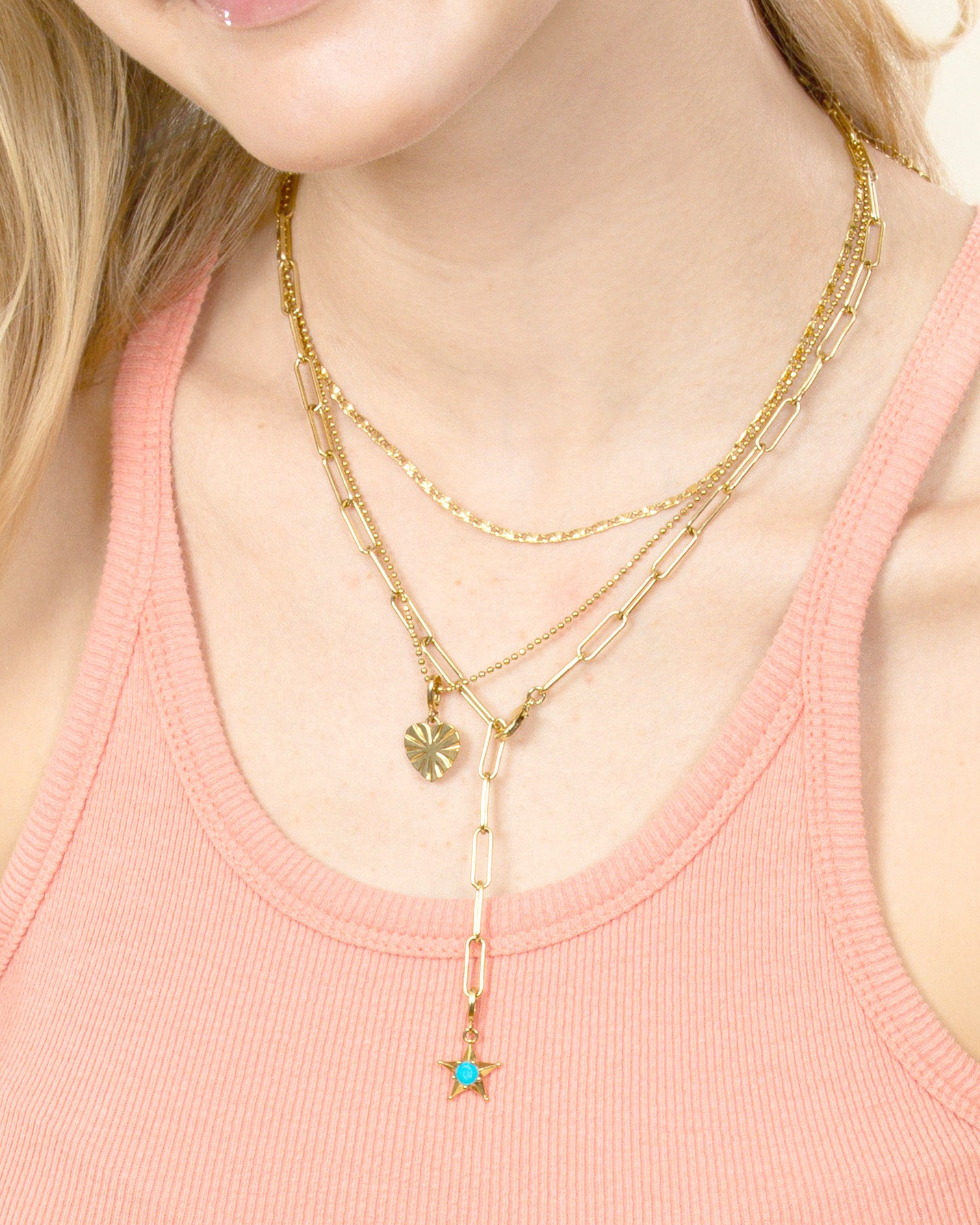 CONVERTIBLE PAPERCLIP NECKLACE