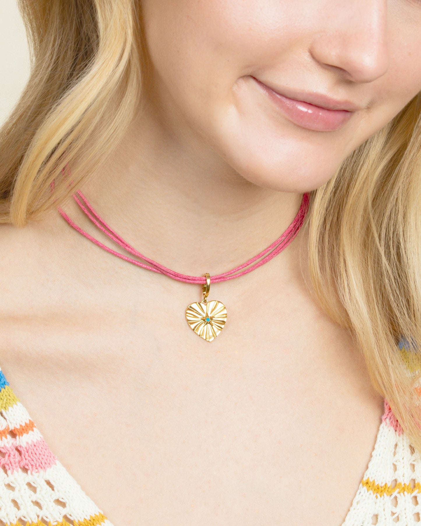 STAR IN MY HEART WRAP CORD NECKLACE