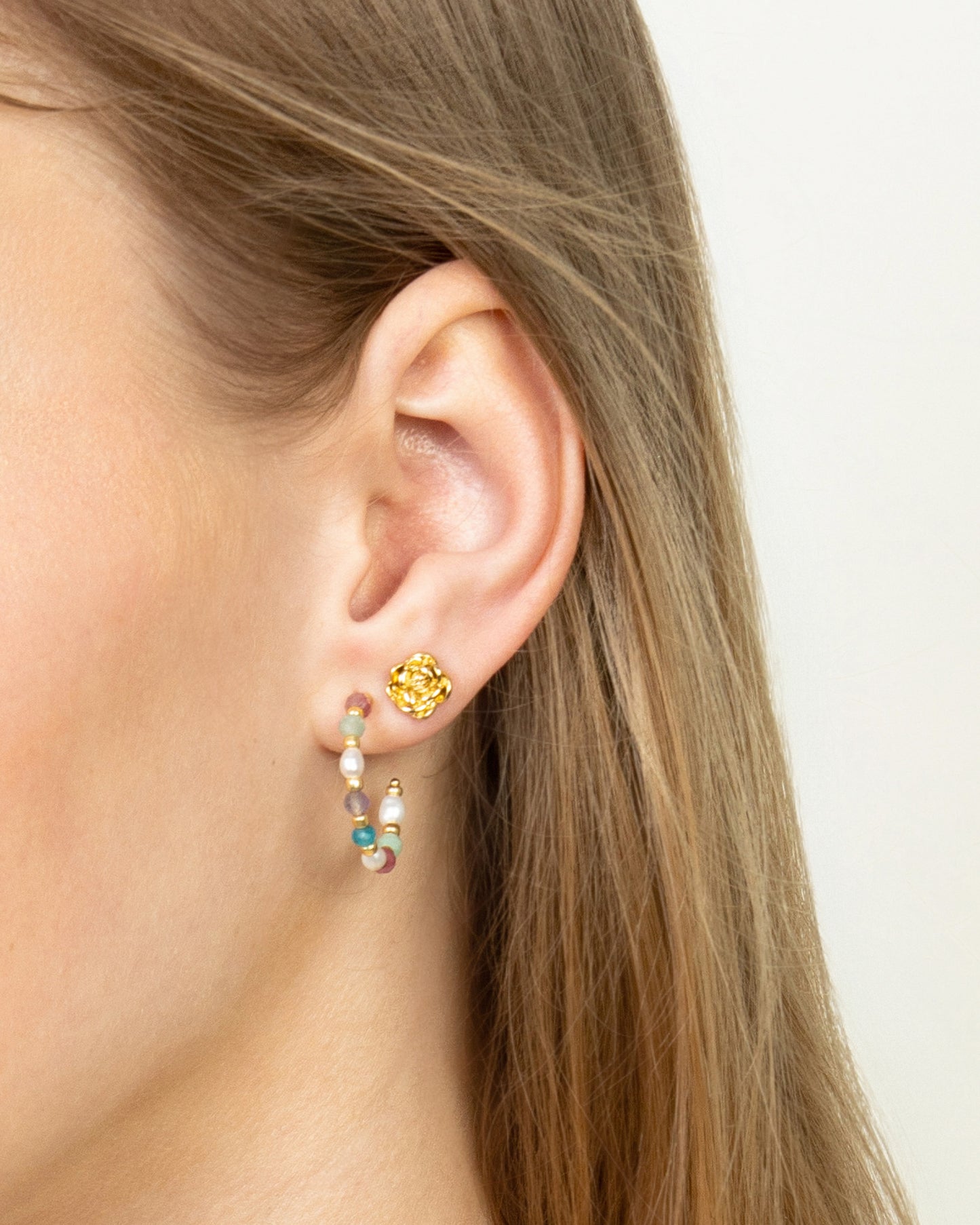 ROSE STUD EARRINGS