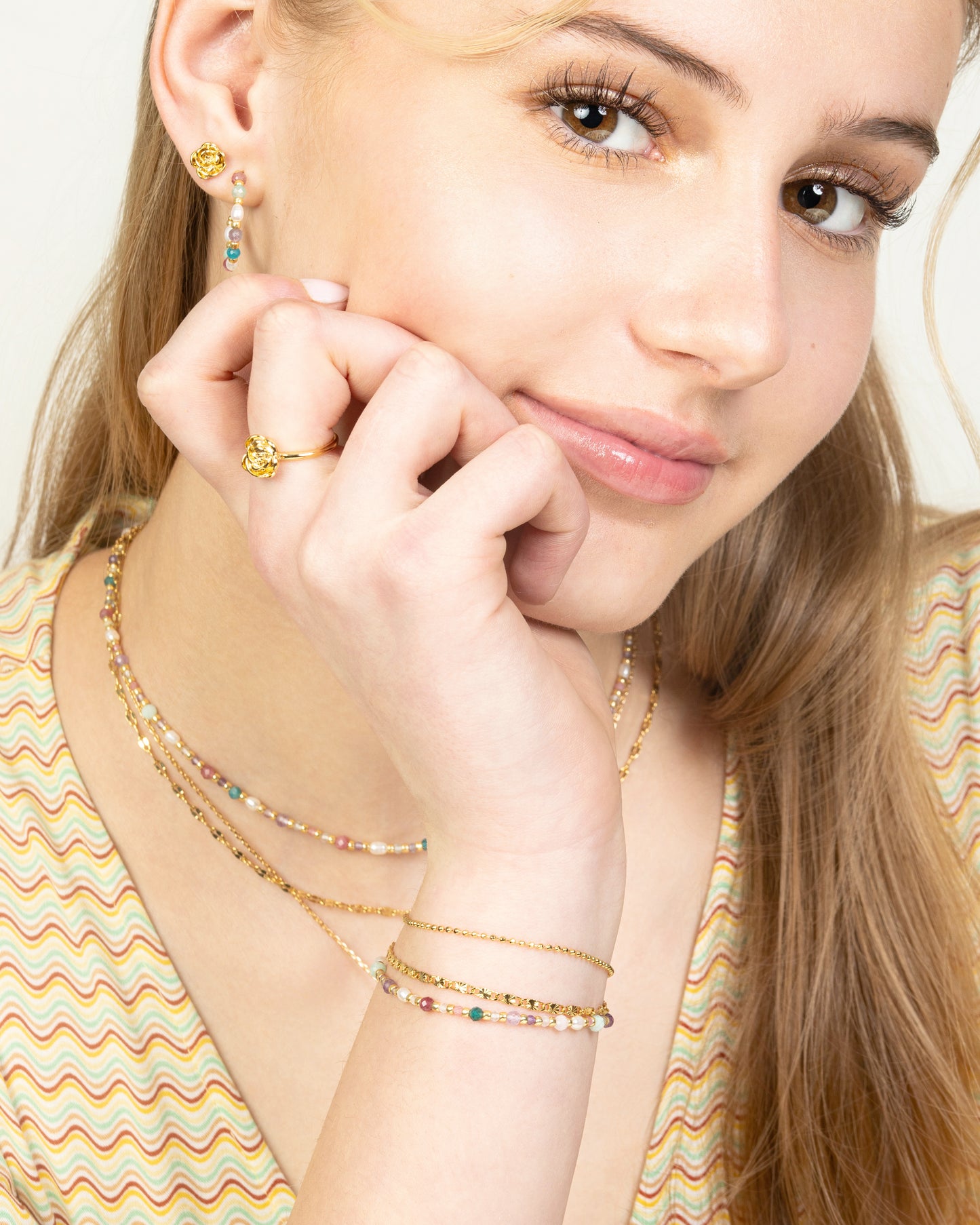 ROSE ADJUSTABLE RING