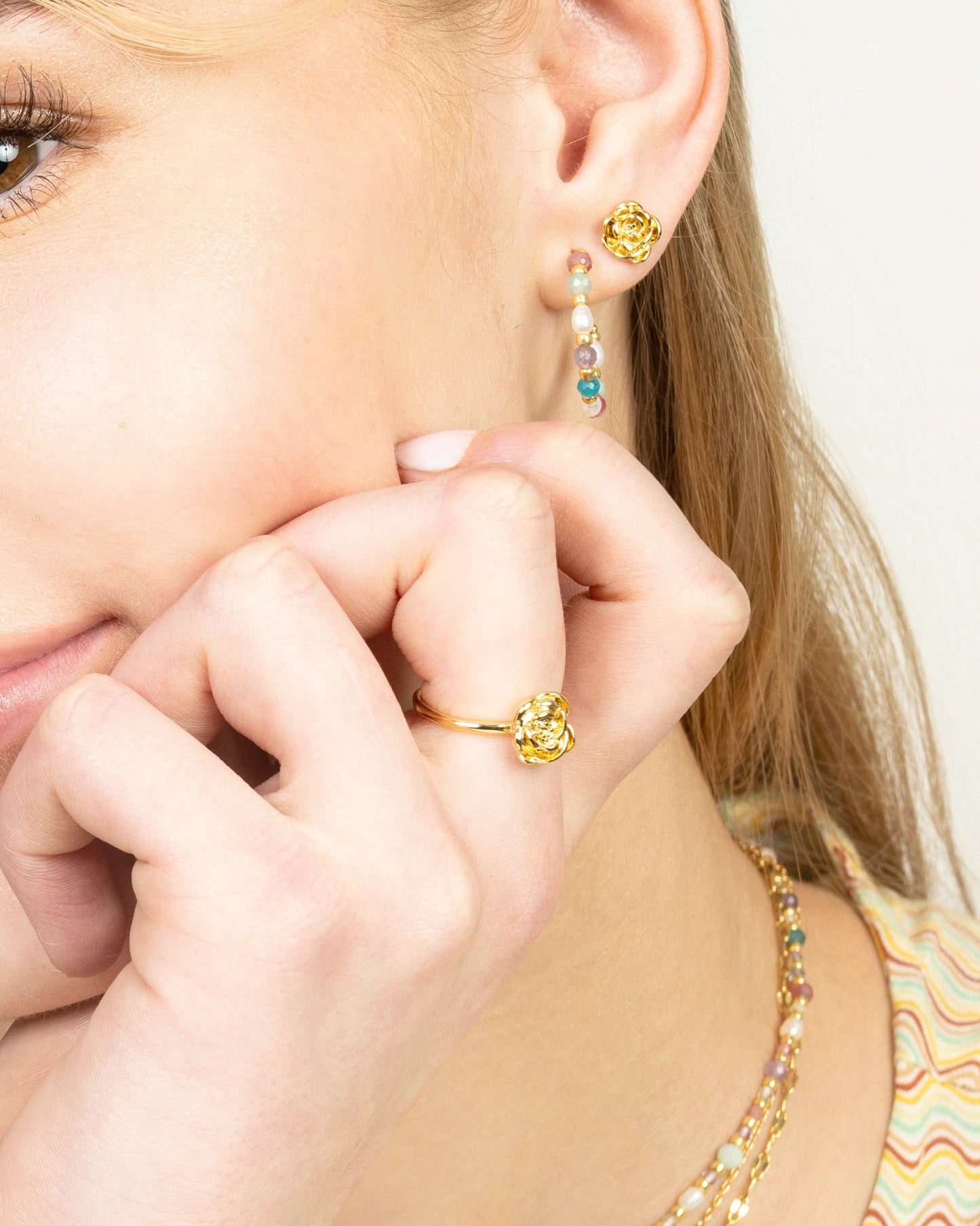 ROSE ADJUSTABLE RING