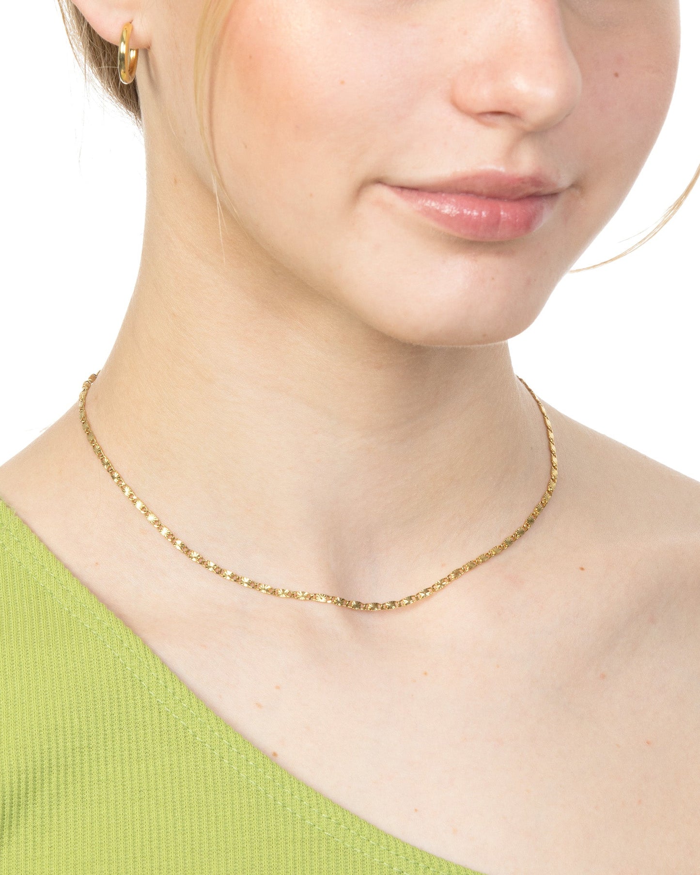 SUNBURST MARINER CHAIN NECKLACE