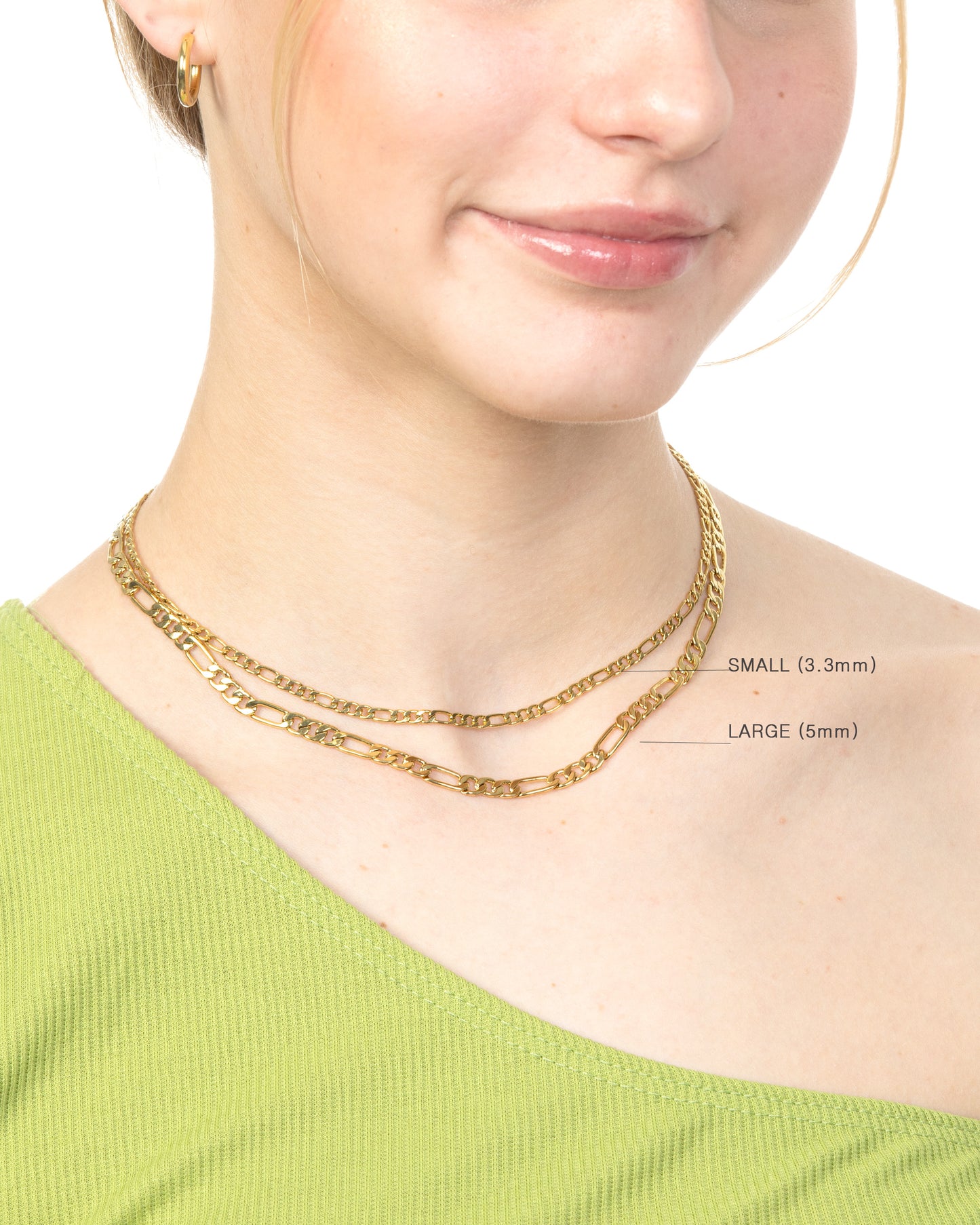 SMALL FIGARO CHAIN NECKLACE