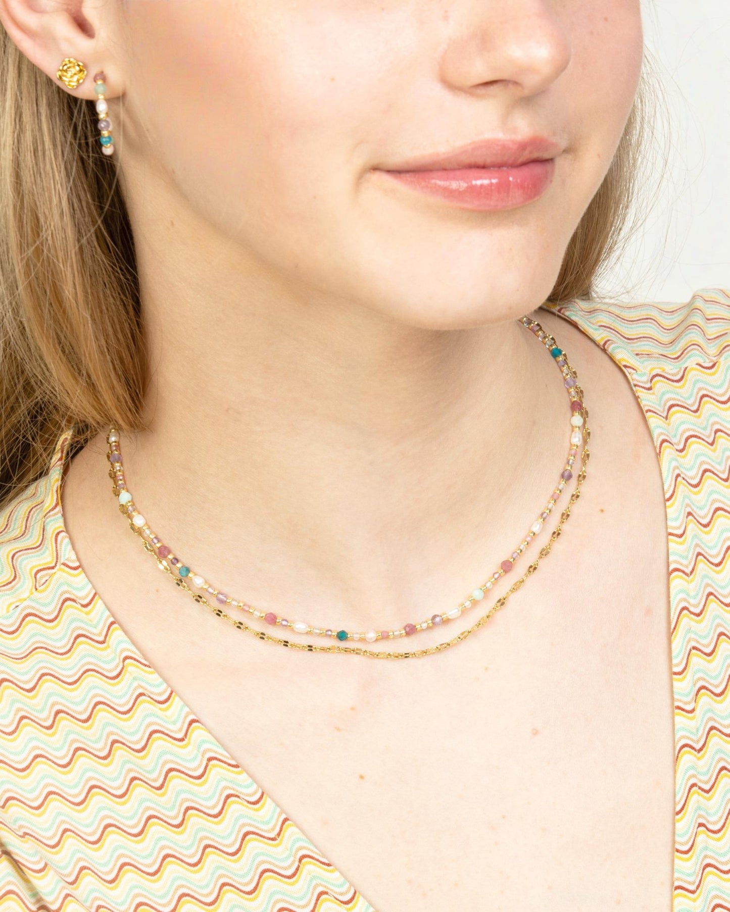 SEQUIN CHAIN NECKLACE
