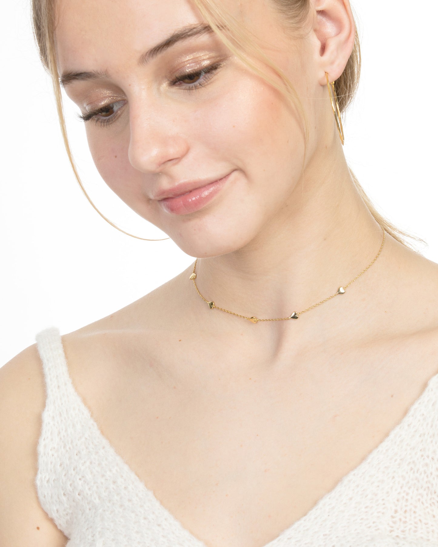 MINI HEART STATION NECKLACE