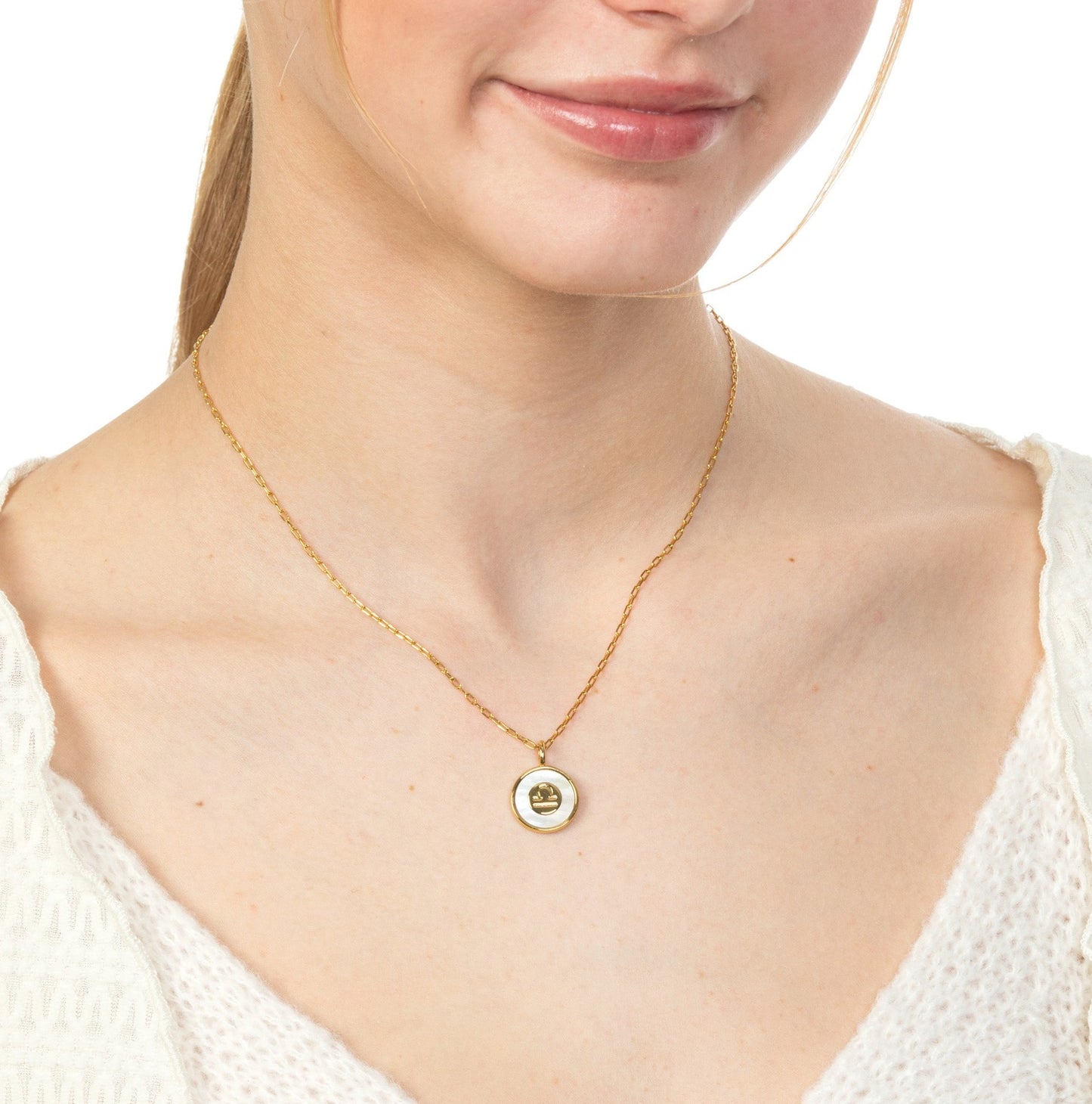 MOP ZODIAC NECKLACE