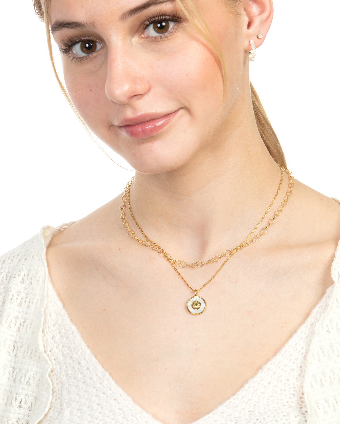 MOP ZODIAC NECKLACE