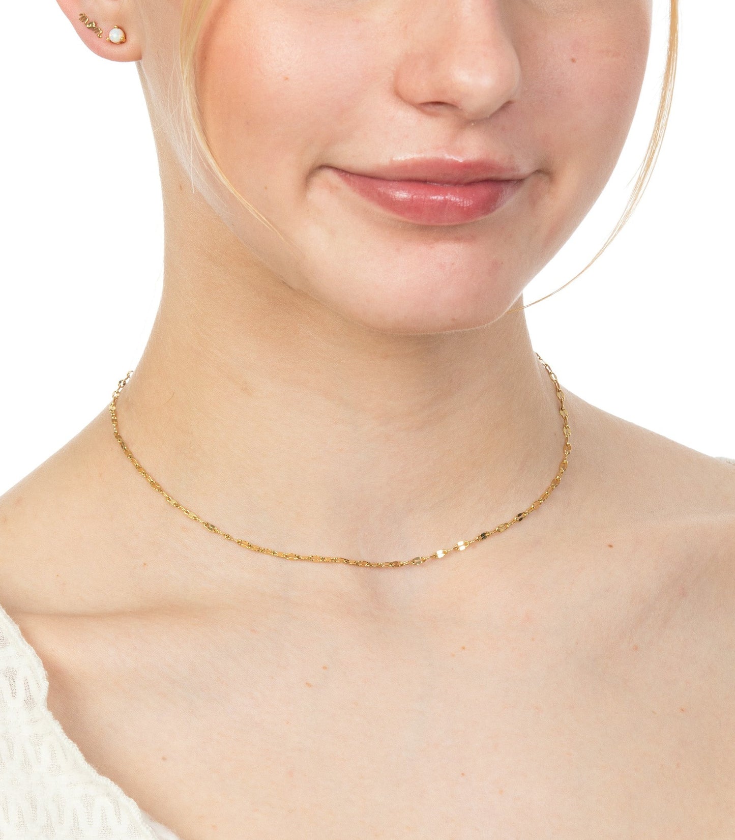 SEQUIN CHAIN NECKLACE