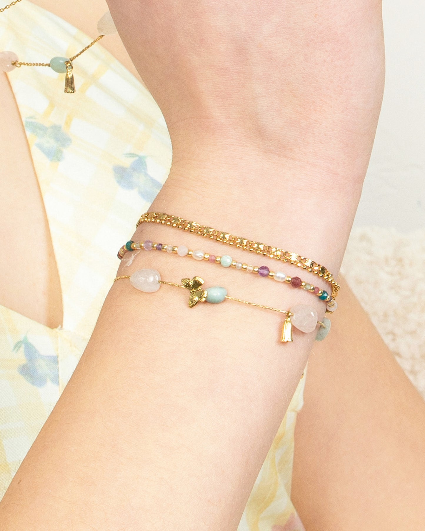 ROSE GARDEN CHARM BRACELET