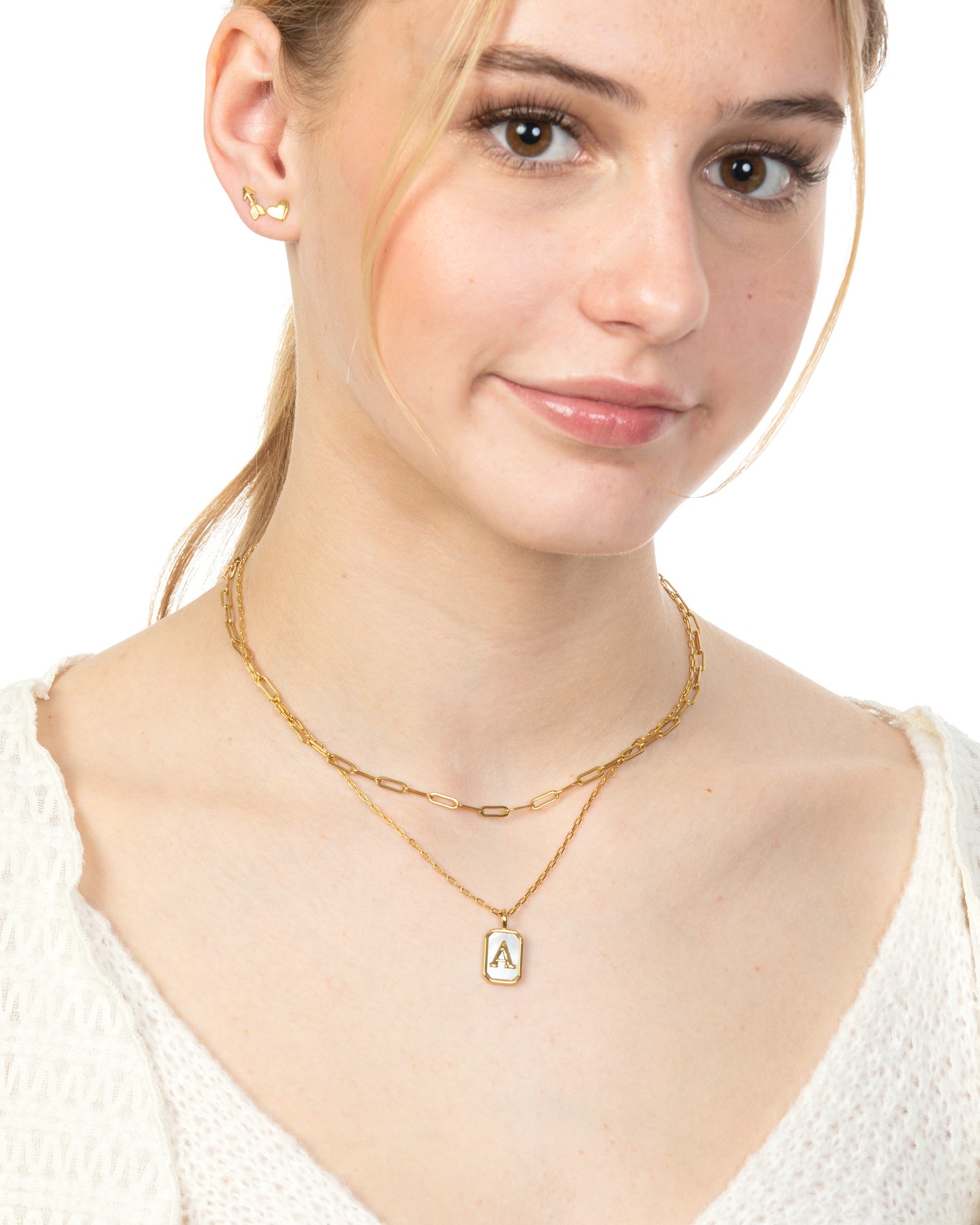 SMALL PAPERCLIP CHAIN NECKLACE