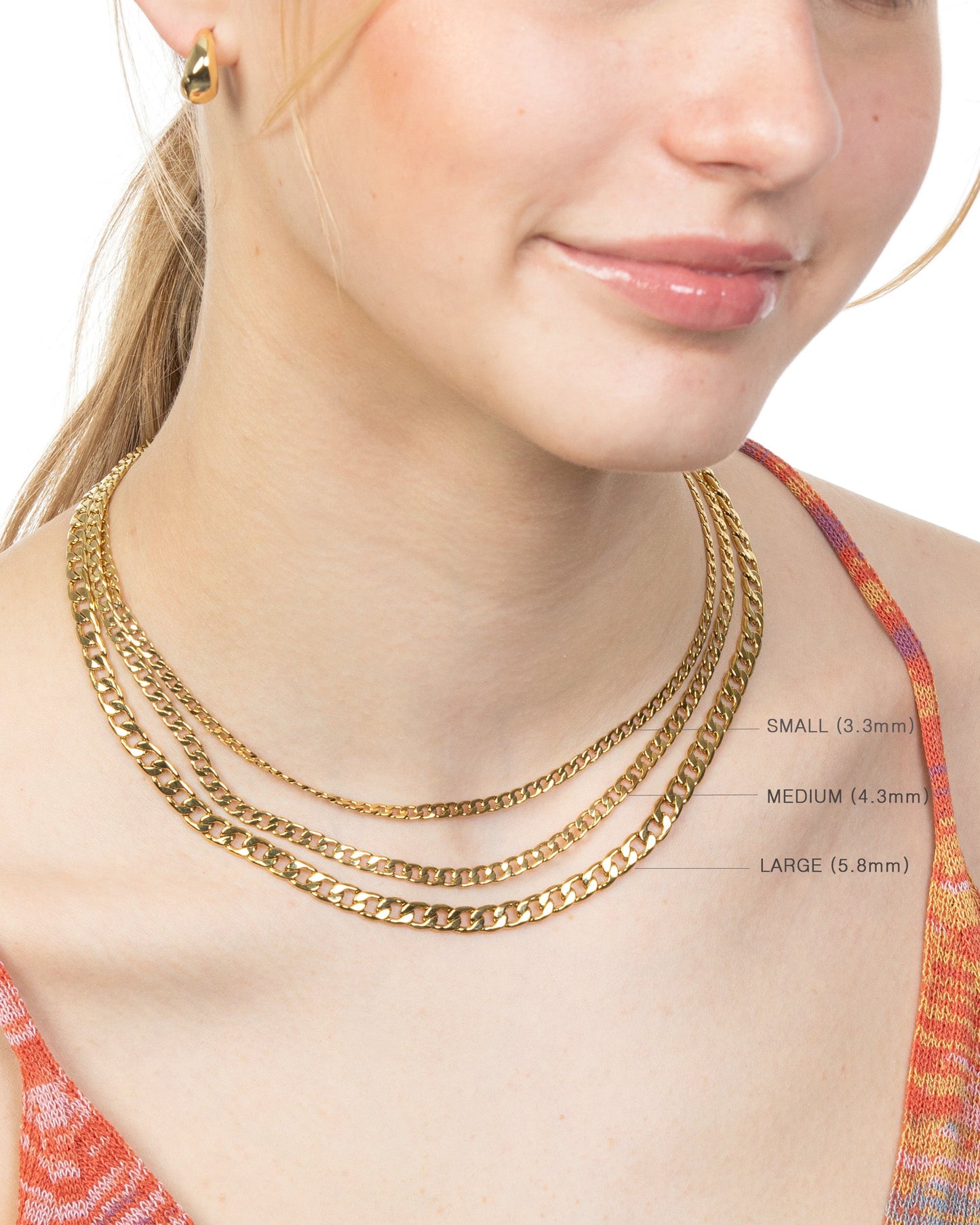 MEDIUM CURB CHAIN NECKLACE