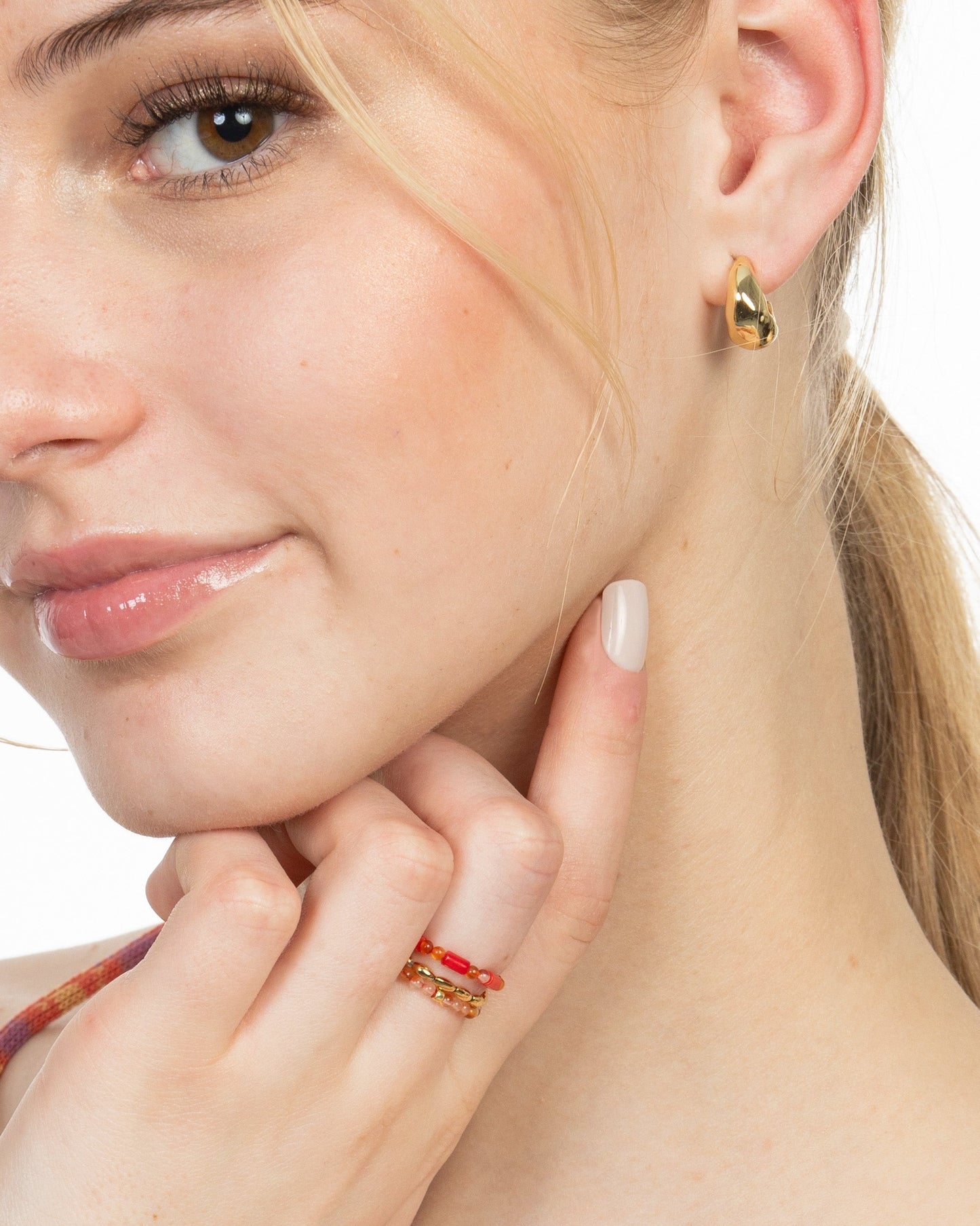 SUNSET GEMSTONE STRETCH RINGS