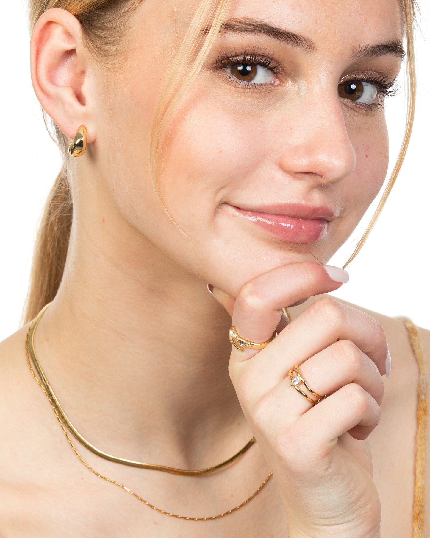 MOLTEN CRYSTAL WRAP RING
