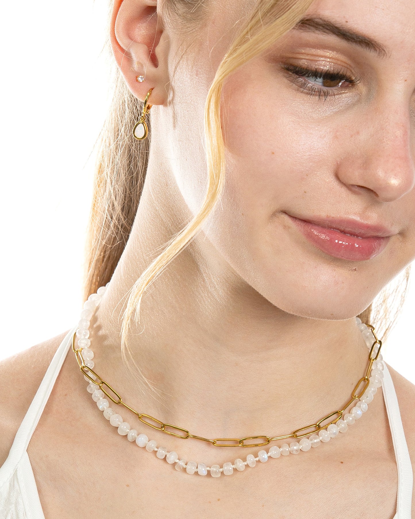 LARGE PAPERCLIP CHAIN NECKLACE