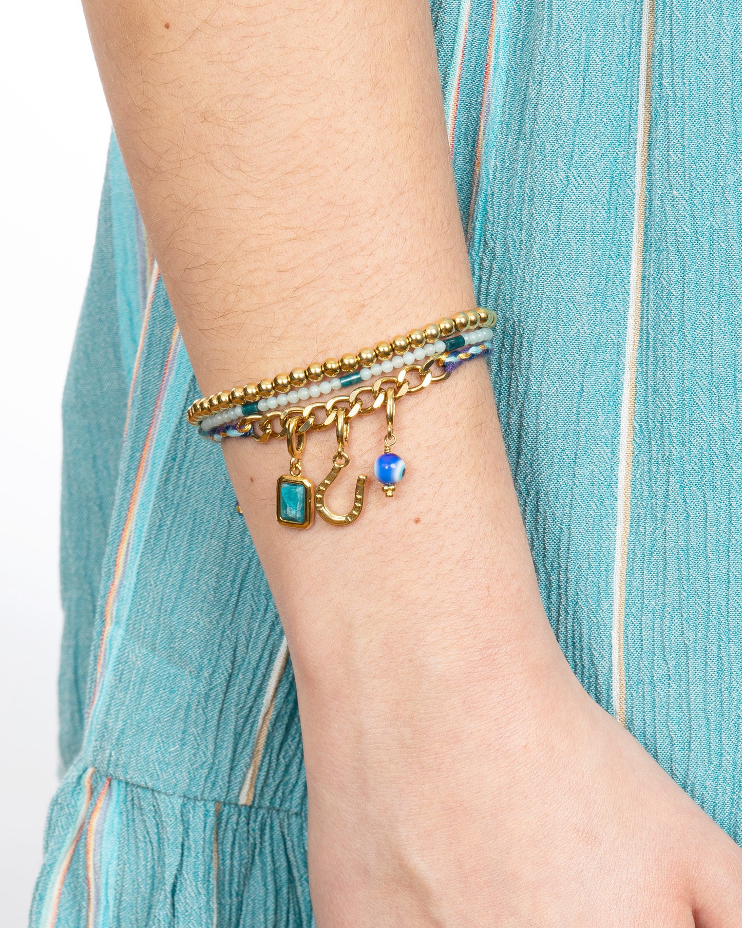 EVIL EYE BEAD CLIP-ON CHARM
